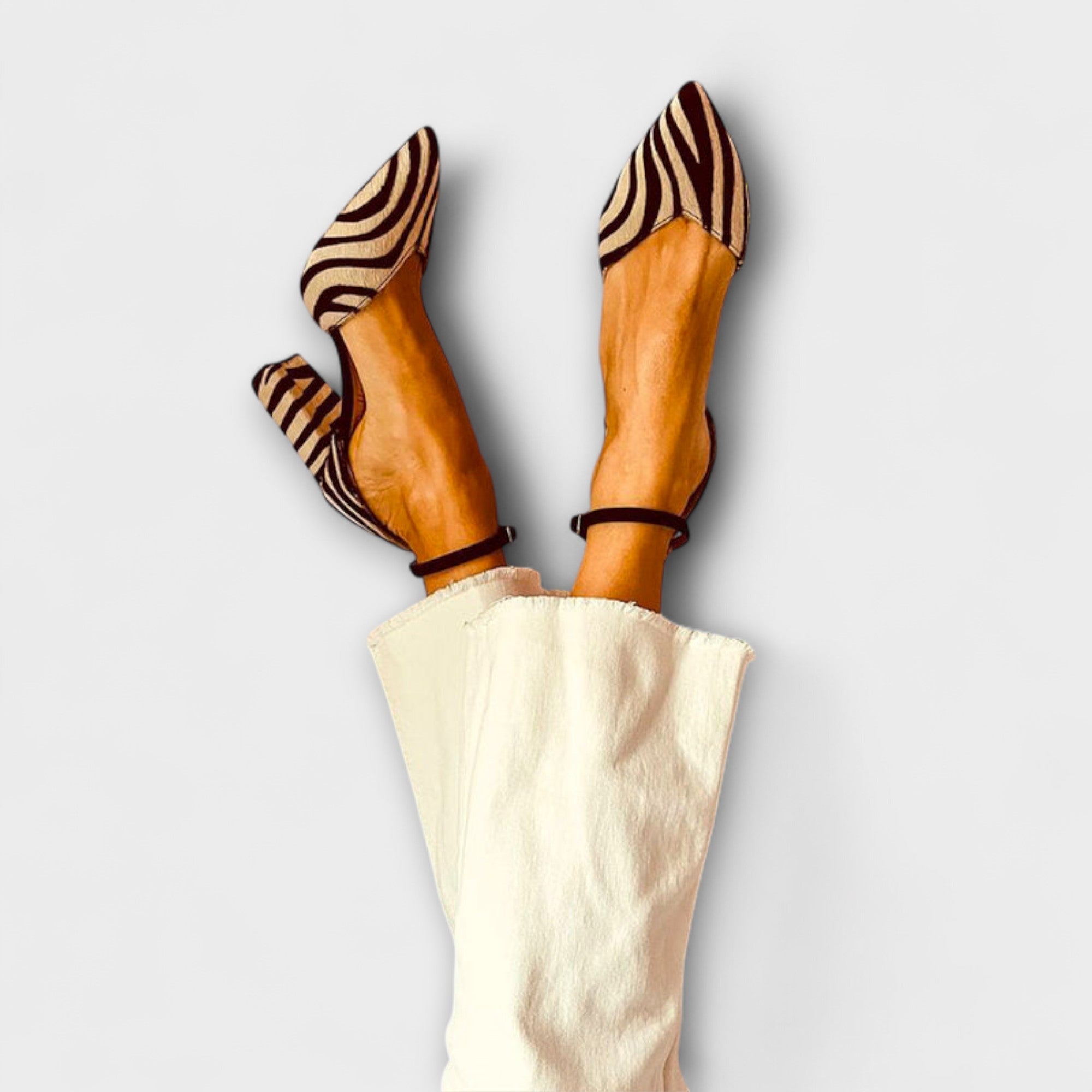 Zebrina | Tacchi dichiarativi con stampa zebra