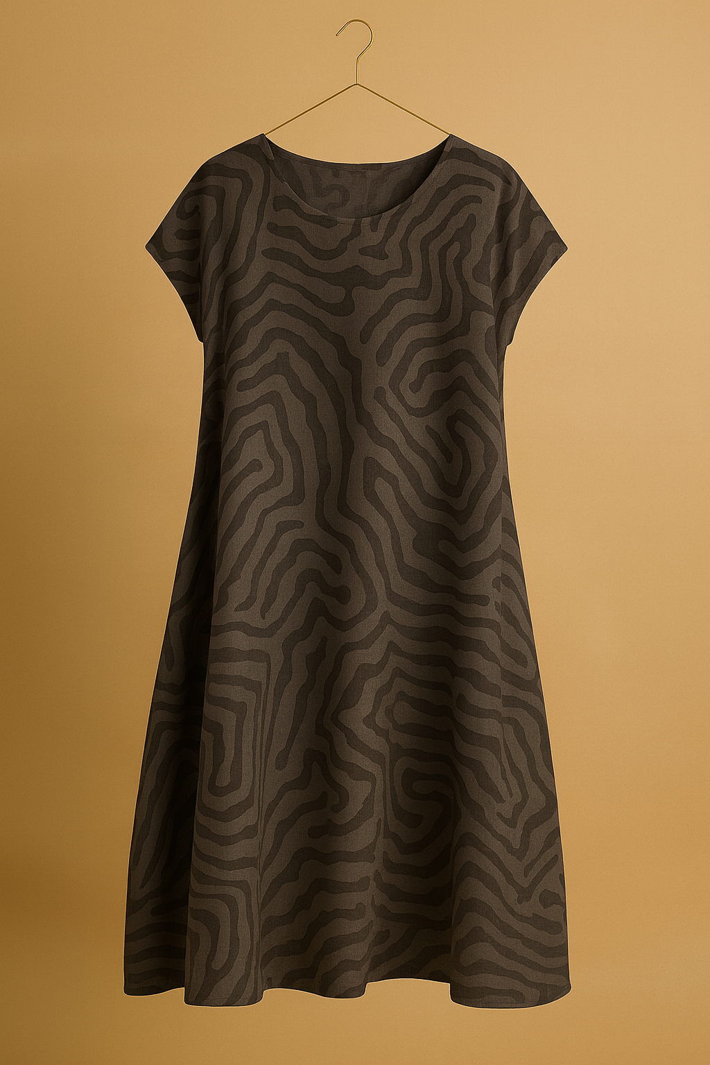 Nelia™ | Abito estivo con scollo rotondo e bellissima stampa