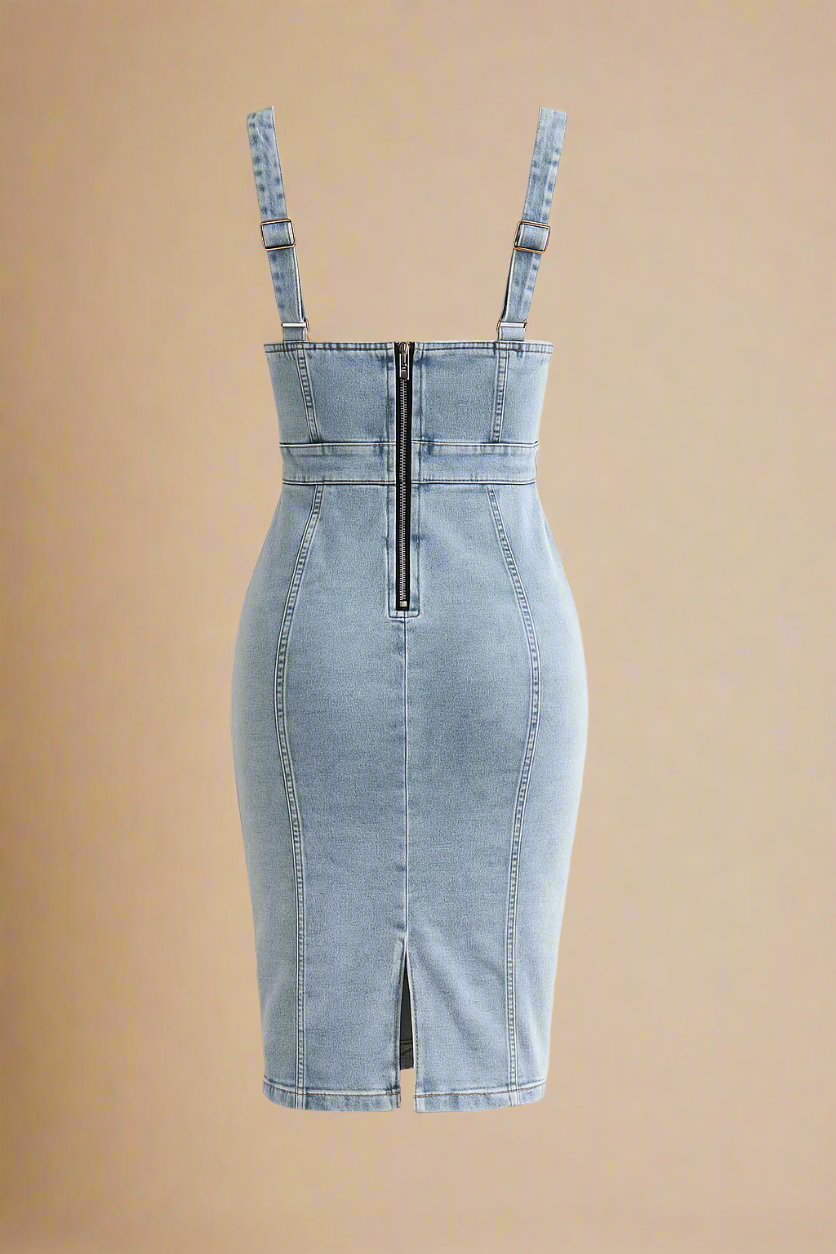 INES ABITO | DENIM ADERENTE CON ESPRESSIONE MODERNA