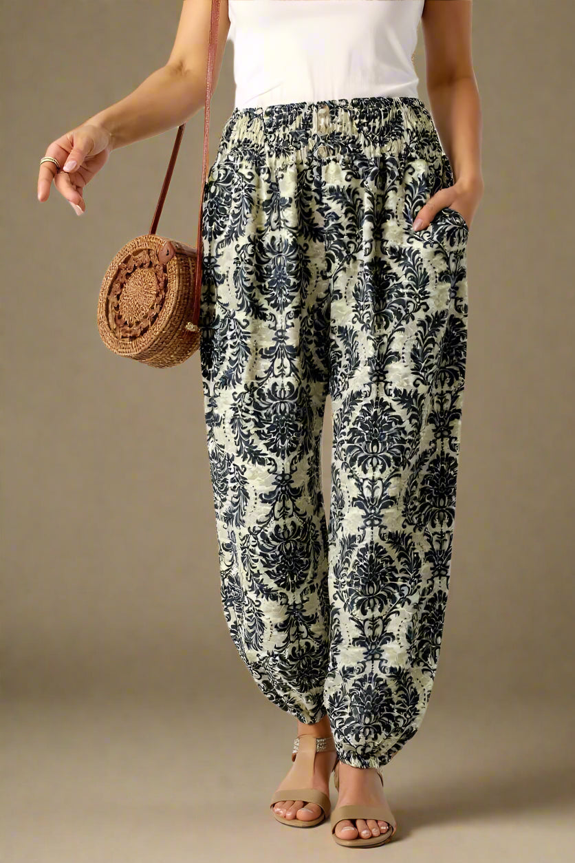 LIVA PANTALONI | Motivo Artistico & Eleganza Rilassata