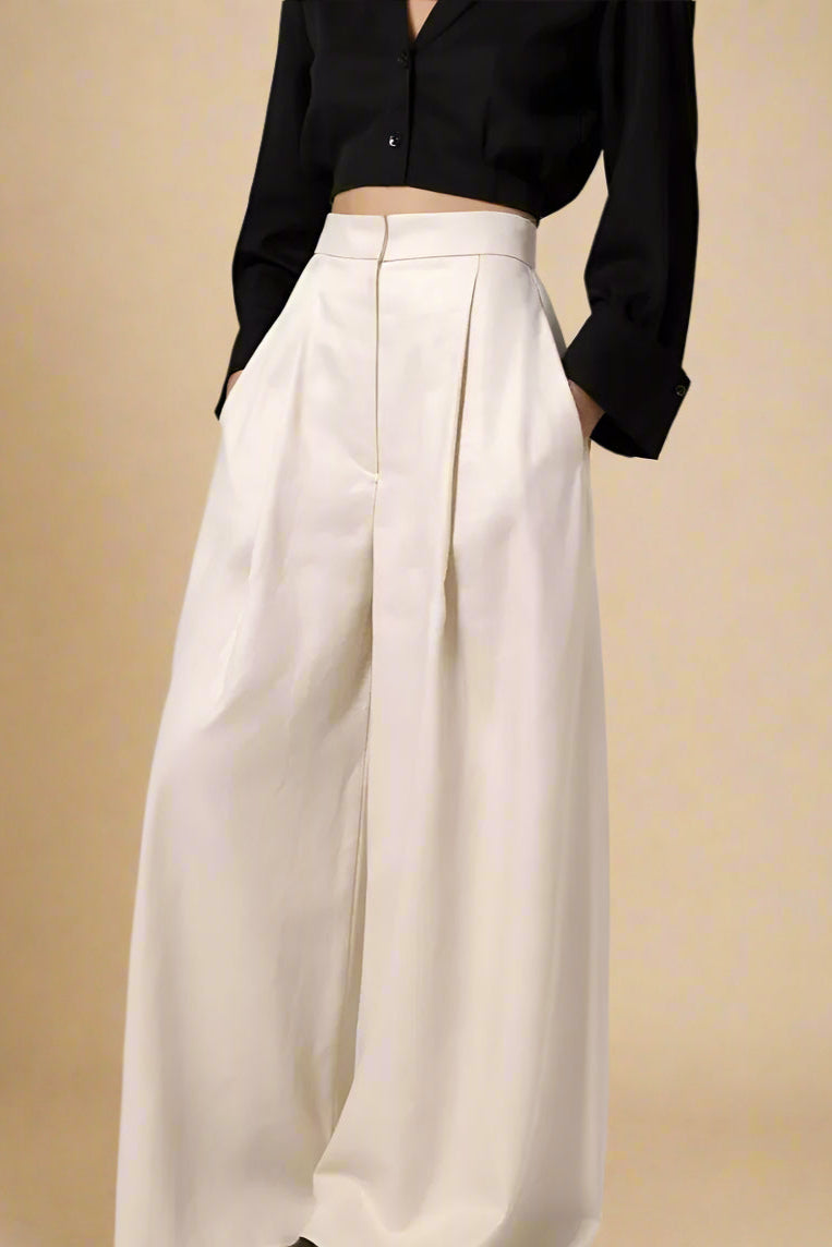 SOLVEIG PANTALONI | Silhouette Ampia & Eleganza Sottile