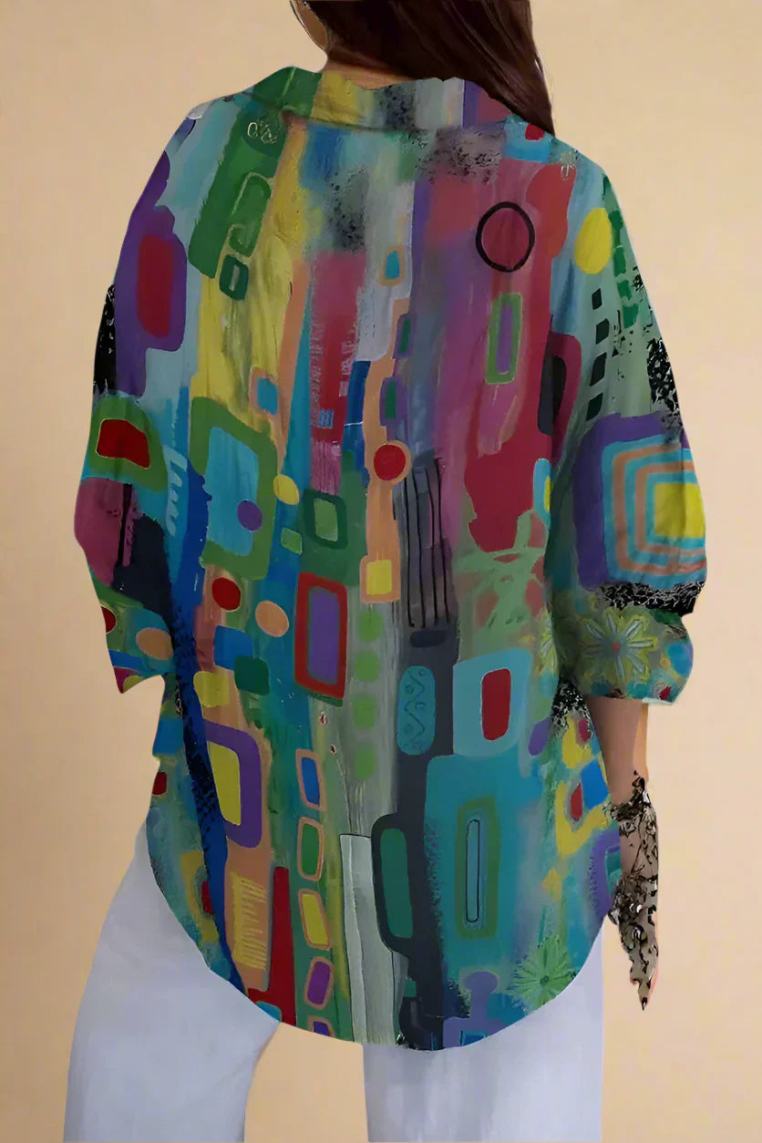 Edna | blusa con motivo geometrico