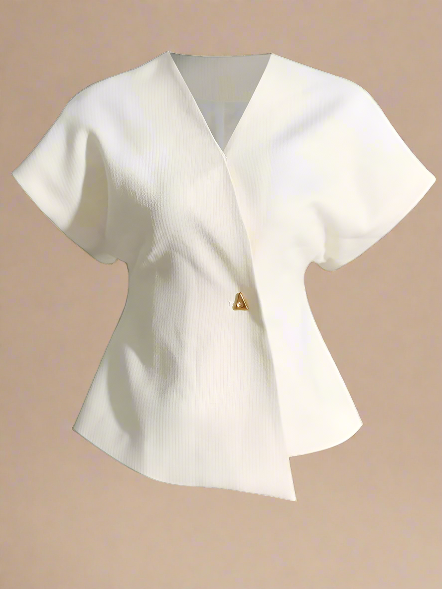 Cevalin | Top Scultoreo con Chiusura in Oro