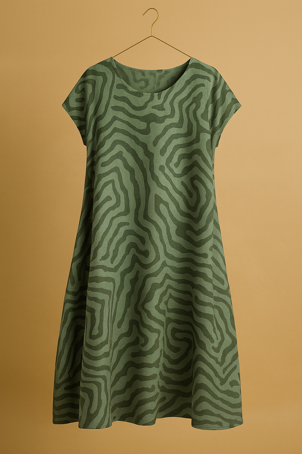 Nelia™ | Abito estivo con scollo rotondo e bellissima stampa