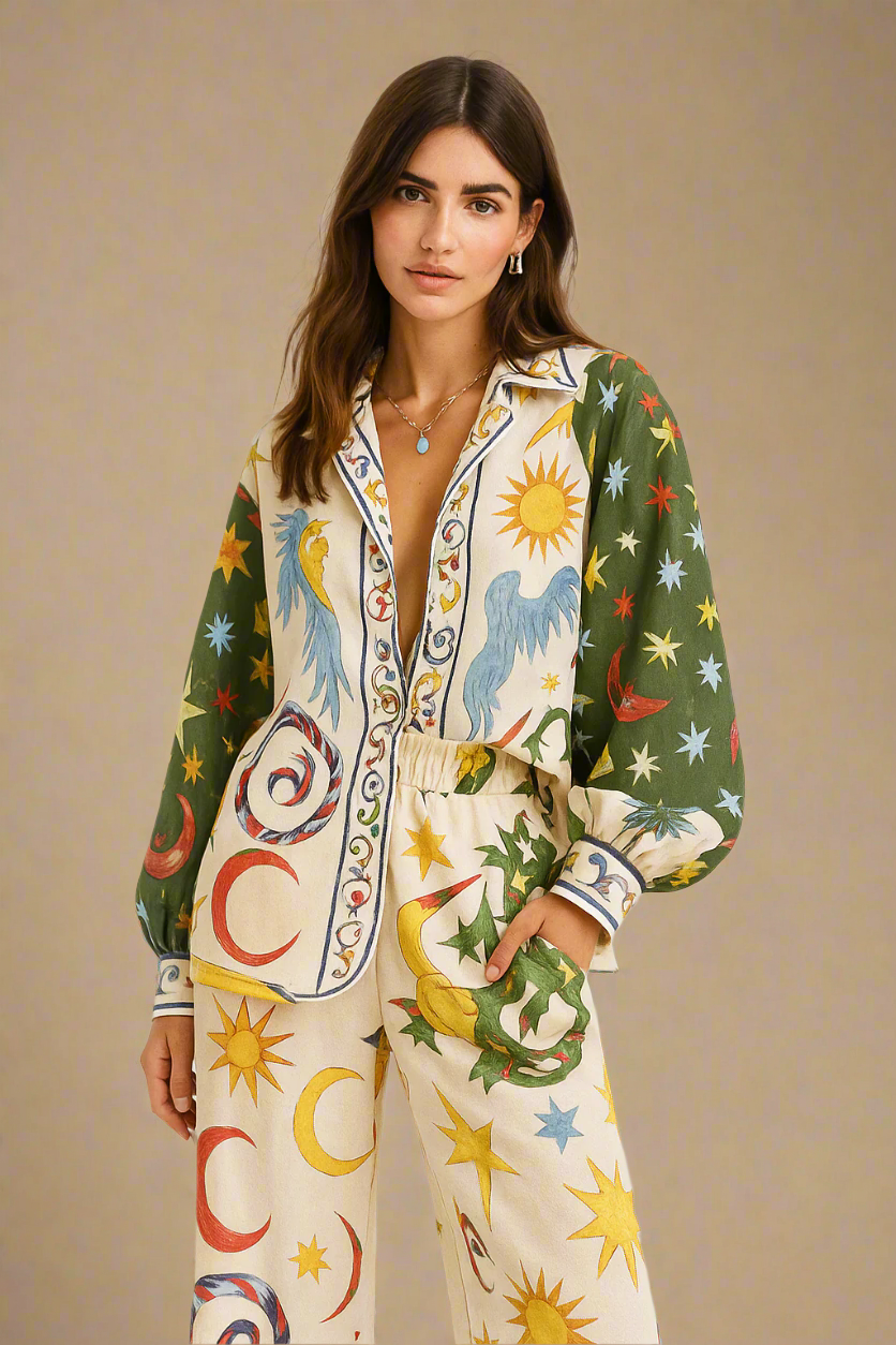 Set Victoria | Pantaloni Comodi + Camicia Larga