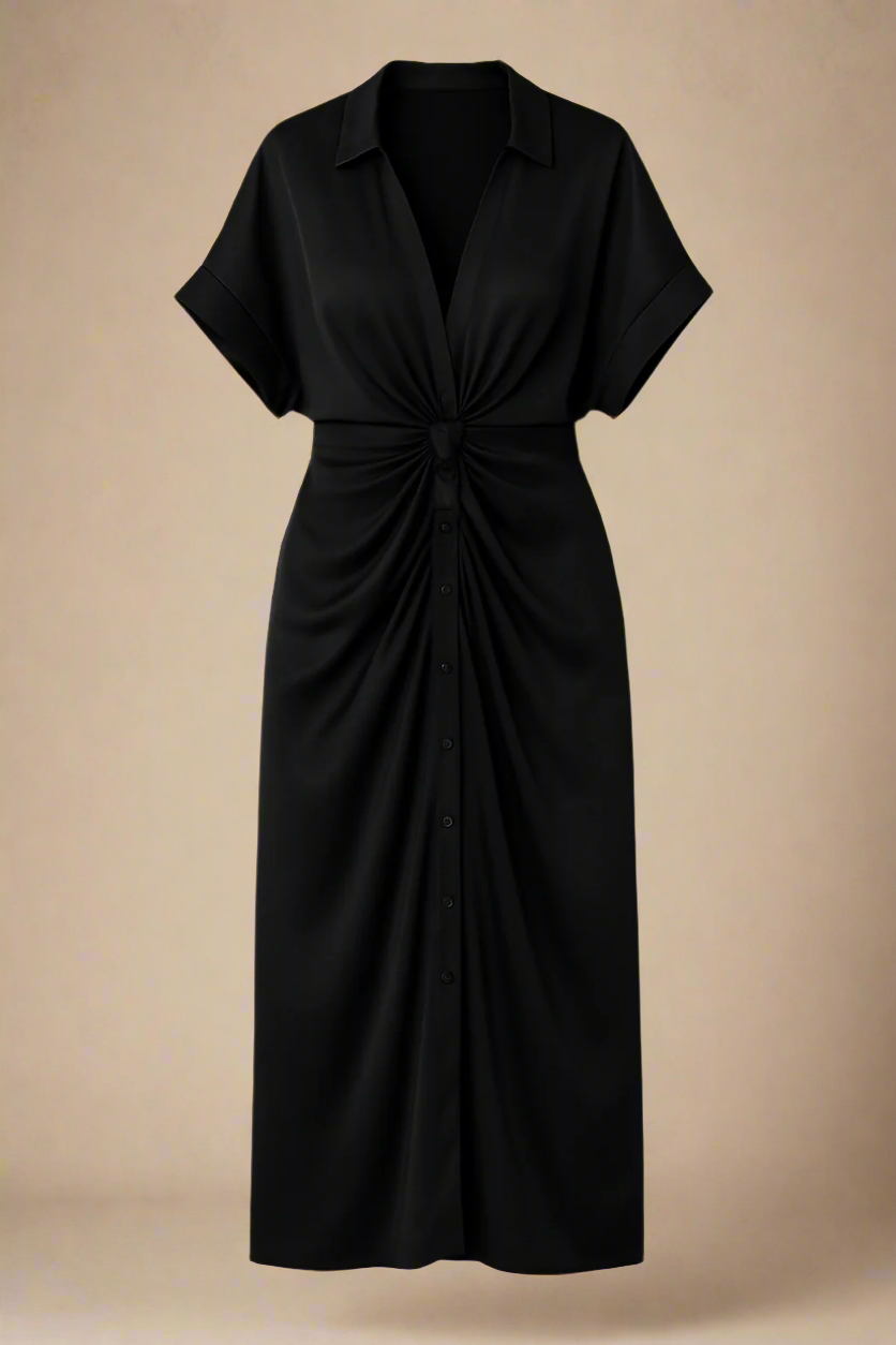 VILMA ABITO | Abito lungo con dettaglio nodo