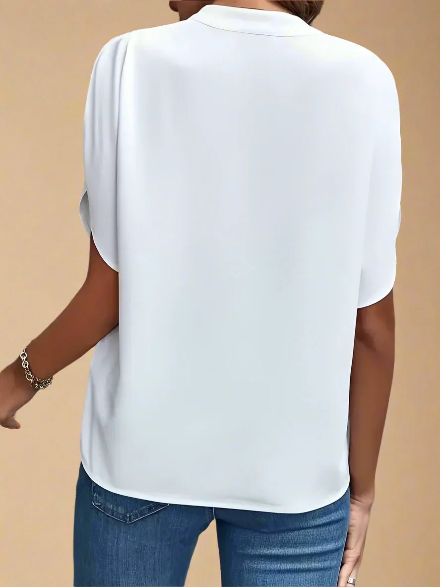 Blusa Alba | Elegante scollatura a V e maniche ampie