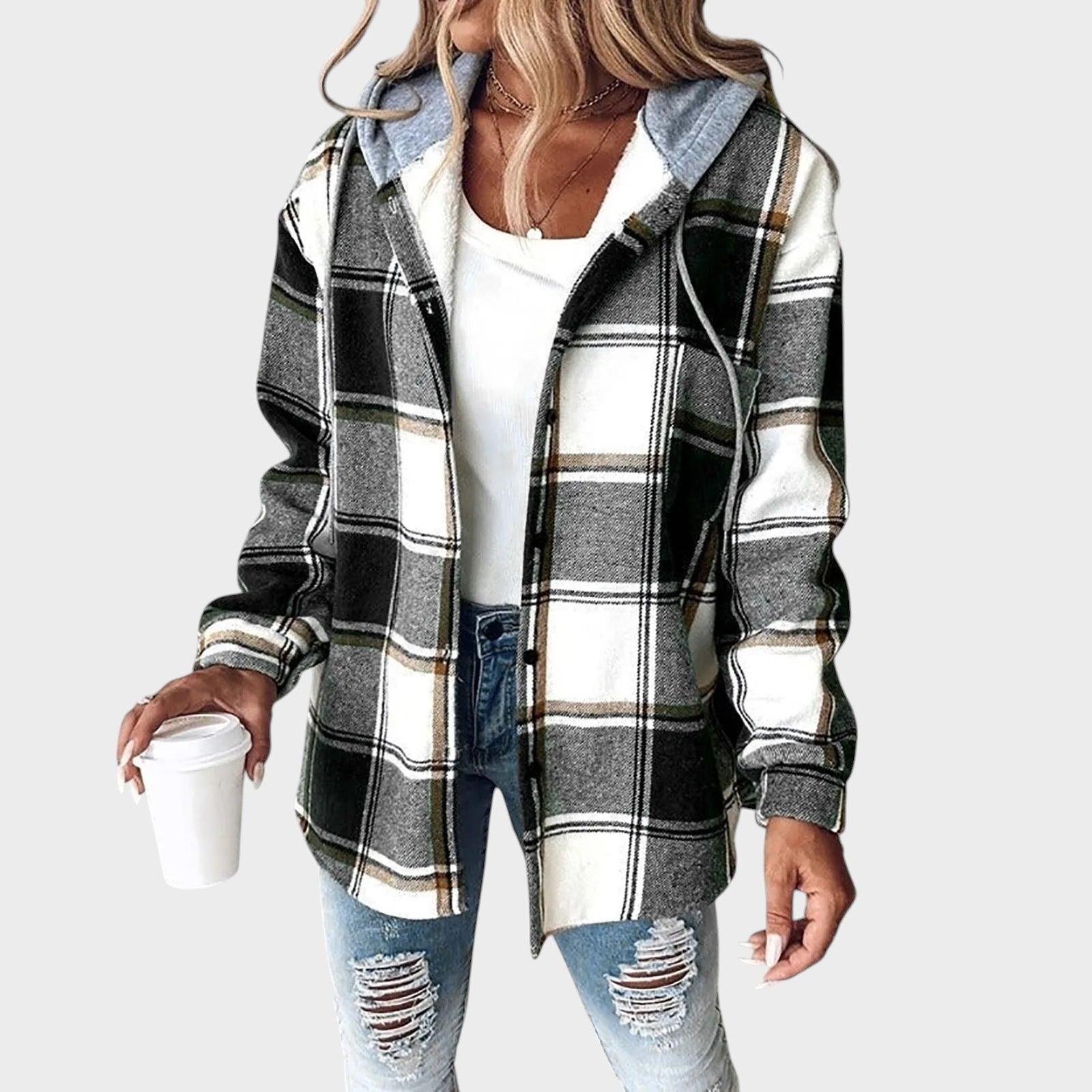 Mie | Giacca impermeabile da donna con chiusura a bottoni