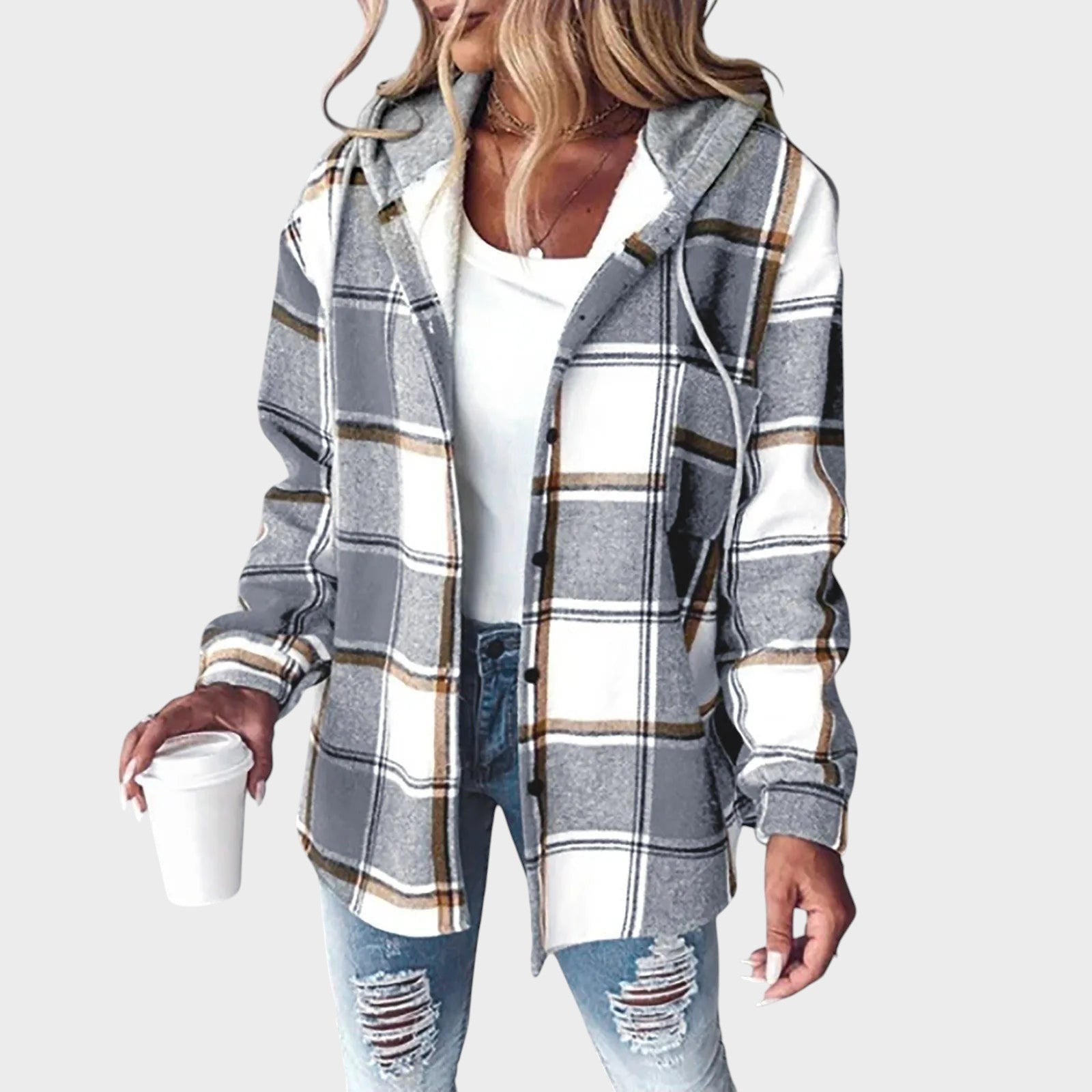 Mie | Giacca impermeabile da donna con chiusura a bottoni