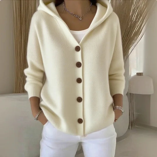LUNA™|CARDIGAN con cappuccio
