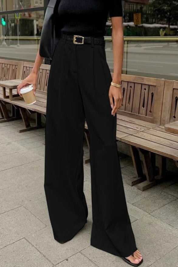 MAJA PANTALONI | Vita Alta & Elegante Vestibilità Larga