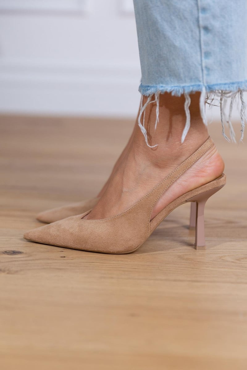 Marlena | Décolleté Slingback Nude